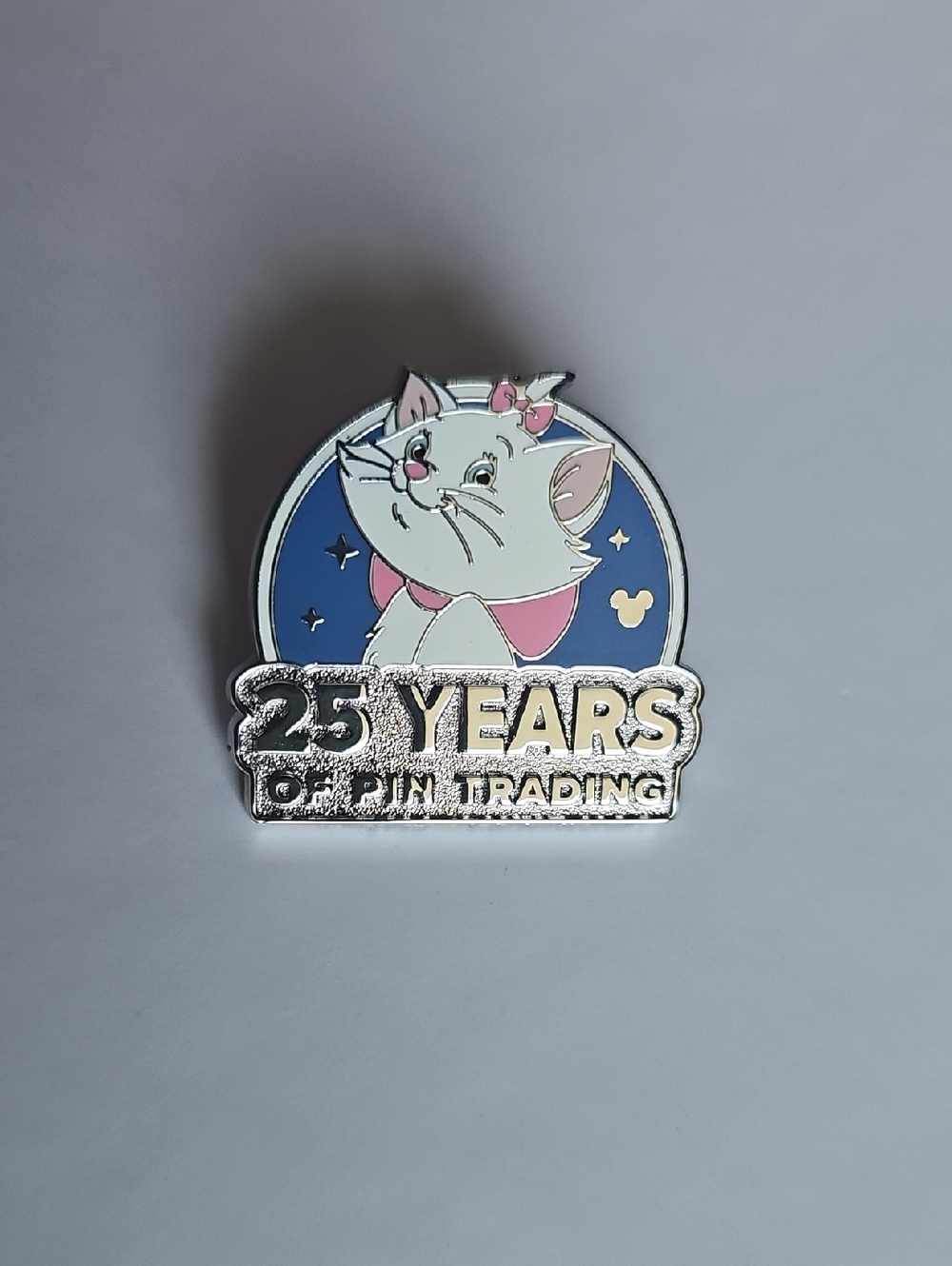 ( 3/$45) Marie 25 Years of Pin Trading Pin DLR 2025 Hidden Mickey
